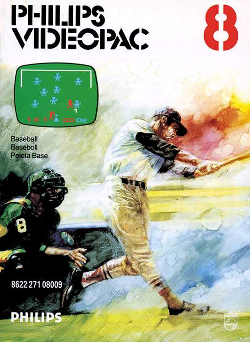 Baseball box art for Odyssey 2